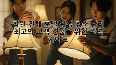 창원 진해 호텔 위생 청소 관리: 최고의 고객 경험을 위한 완벽 가이드