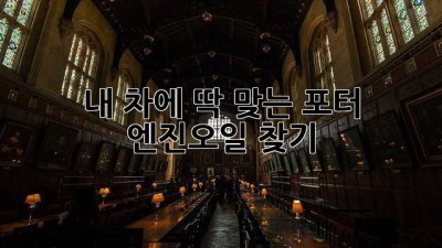 내 차에 딱 맞는 포터 엔진오일 찾기